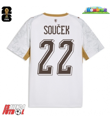 República Checa Tomas Soucek #22 Segunda Equipación Mundial 2026 Manga Corta